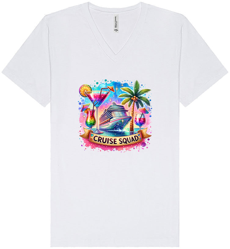 Drinks and Cruise Squad Unisex V-Neck Shirt