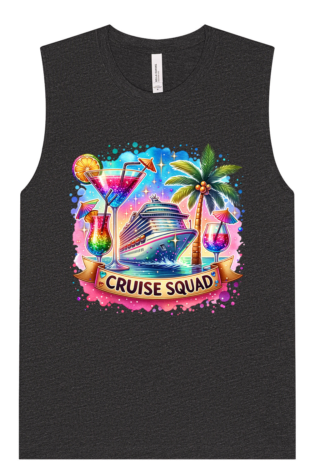 Drinks and Cruise Squad Muscle Tank