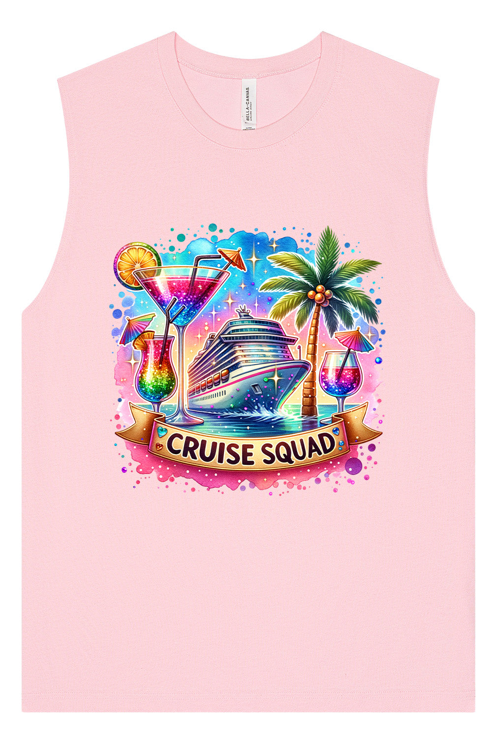 Drinks and Cruise Squad Muscle Tank