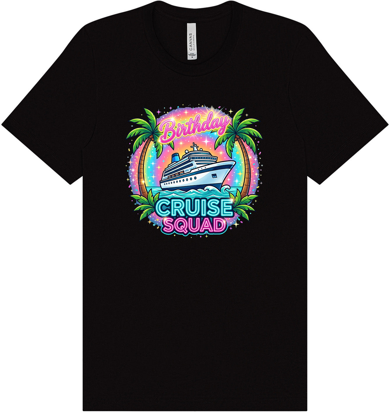 Birthday Cruise Squad Adult Bella Canvas Shirt