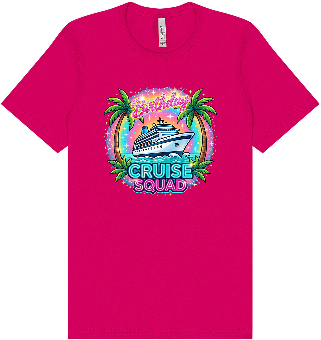 Birthday Cruise Squad Adult Bella Canvas Shirt