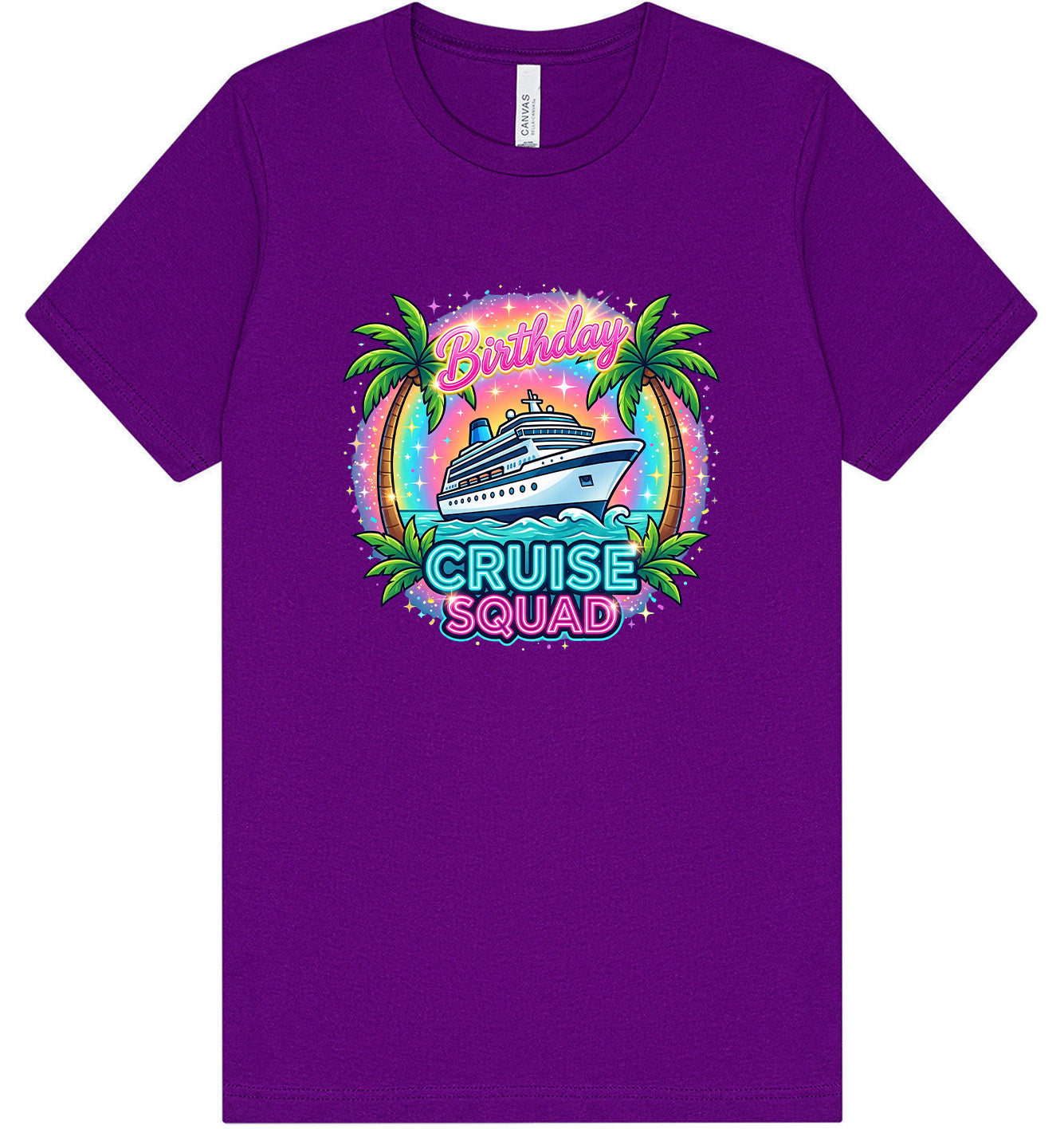 Birthday Cruise Squad Adult Bella Canvas Shirt