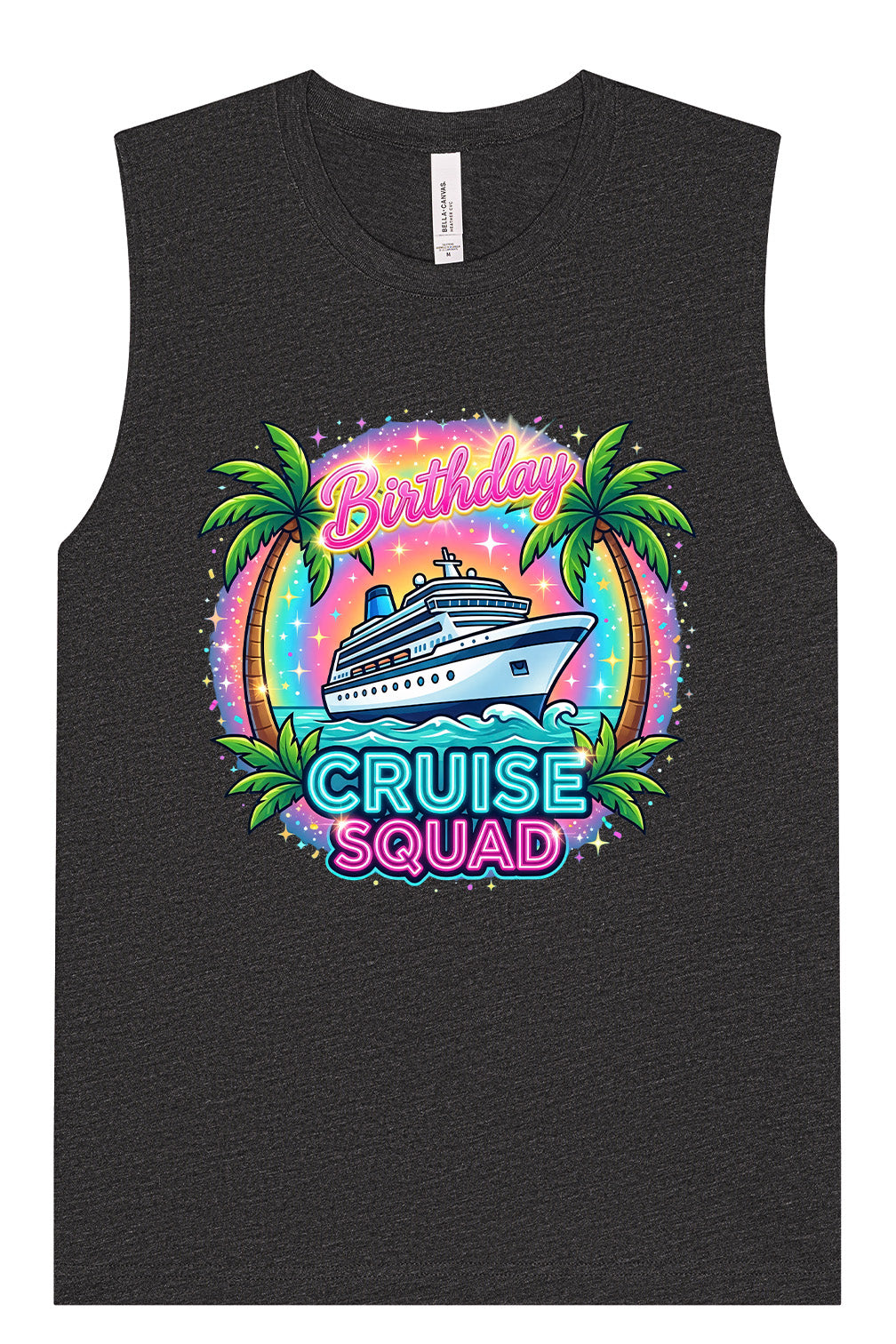 Birthday Cruise Squad Muscle Tank