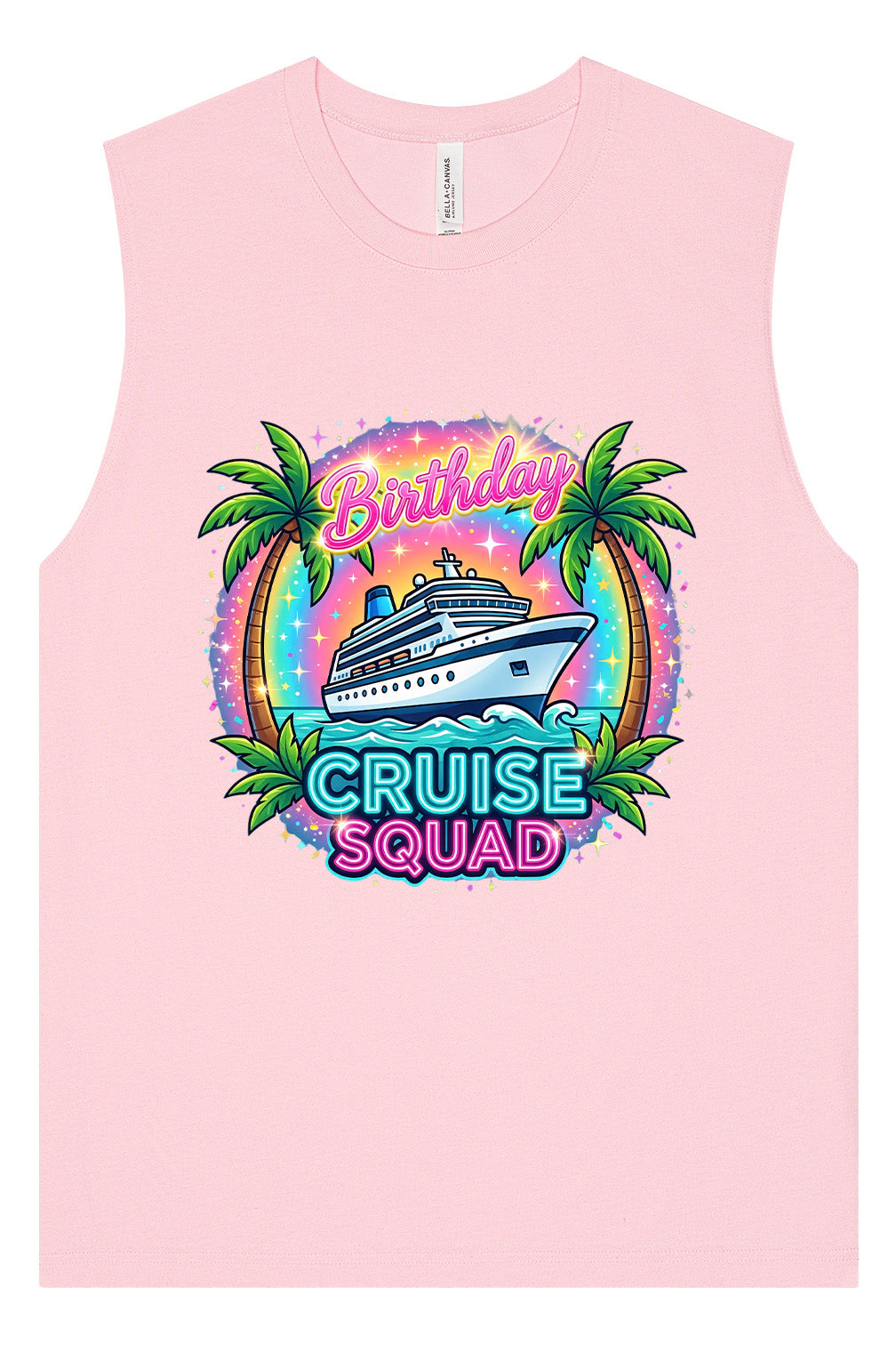 Birthday Cruise Squad Muscle Tank