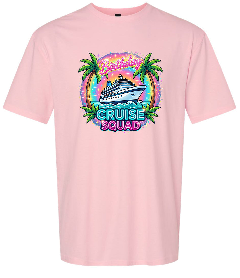 Birthday Cruise Squad Children's Gildan Soft Shirt