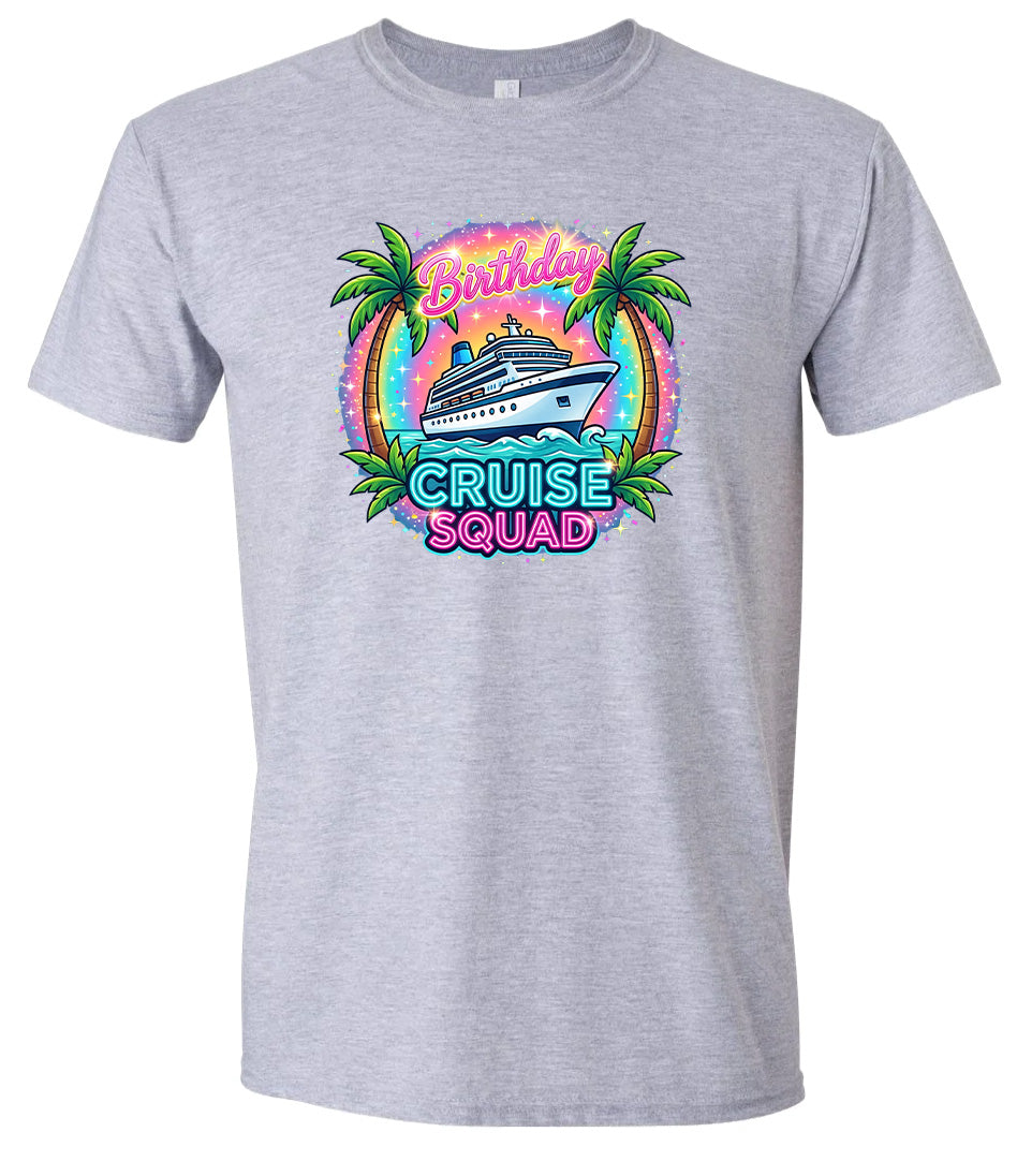 Birthday Cruise Squad Children's Gildan Soft Shirt