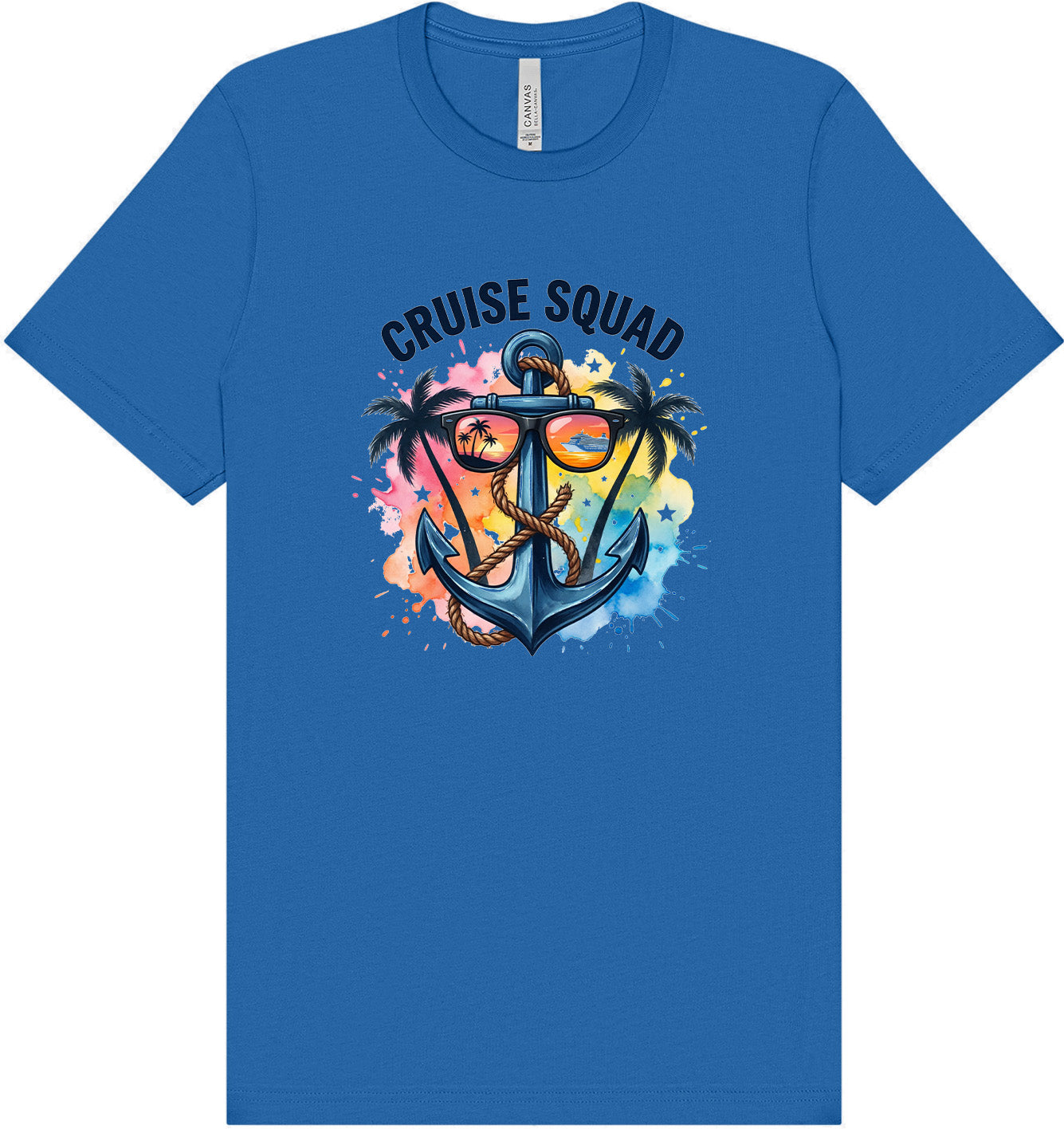 Anchored Cruise Squad Adult Bella Canvas Shirt