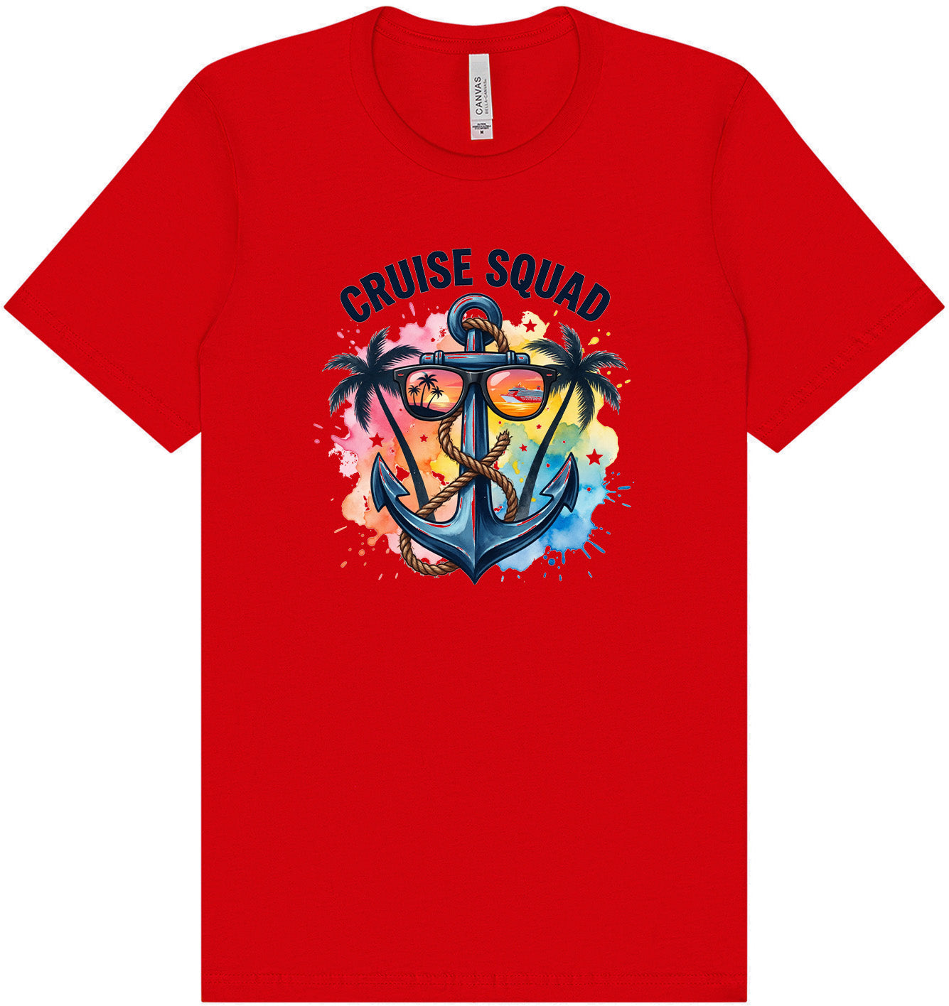 Anchored Cruise Squad Adult Bella Canvas Shirt
