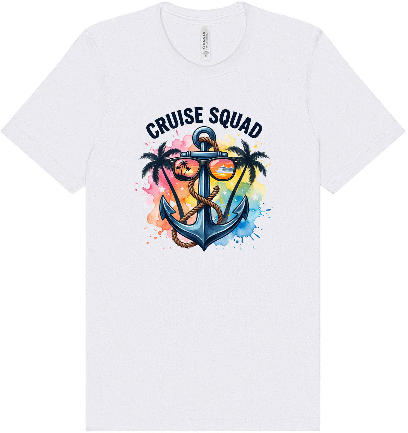 Anchored Cruise Squad Adult Bella Canvas Shirt