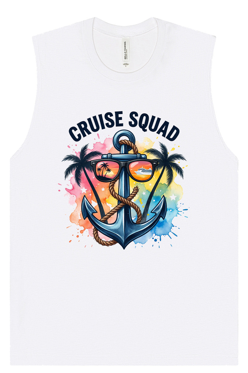 Anchored Cruise Squad Muscle Tank