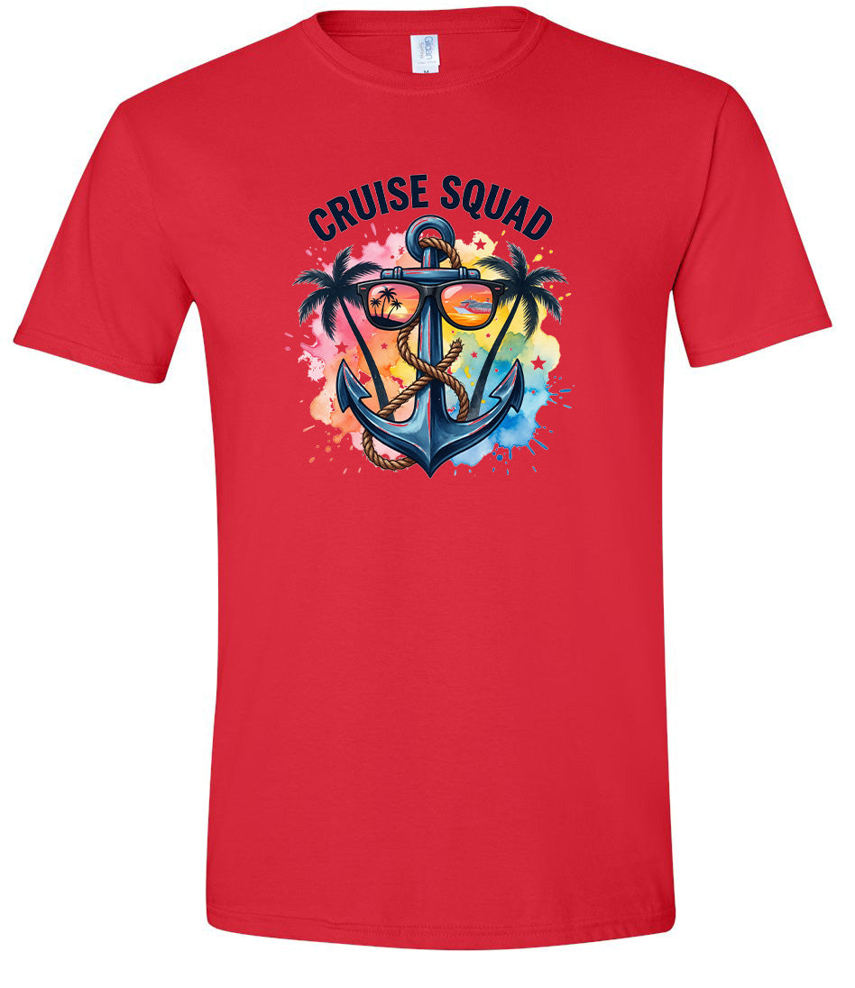 Anchored Cruise Squad Children's Gildan Soft Shirt