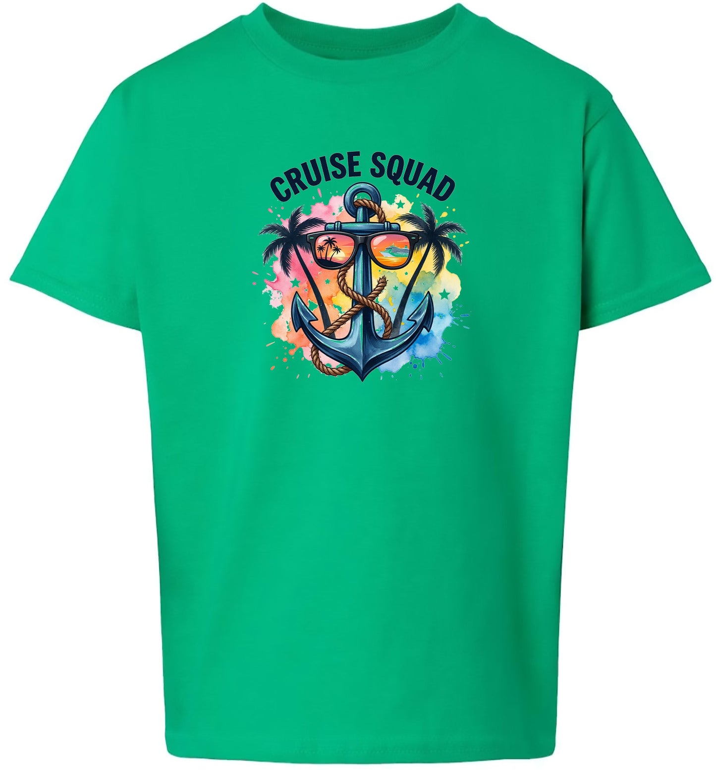 Anchored Cruise Squad Children's Gildan Soft Shirt