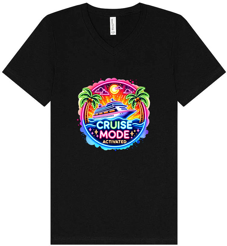 Cruise Mode Activated Unisex V-Neck Shirt