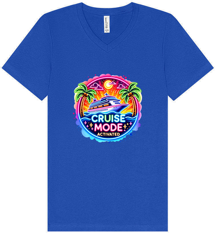 Cruise Mode Activated Unisex V-Neck Shirt