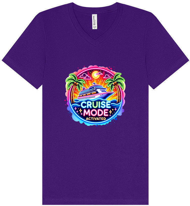 Cruise Mode Activated Unisex V-Neck Shirt