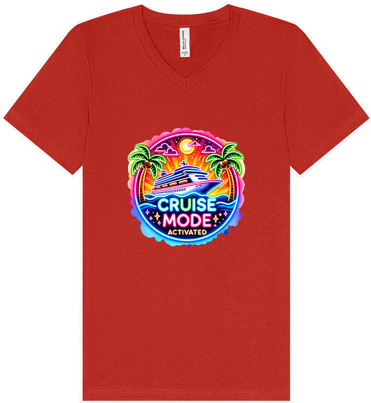 Cruise Mode Activated Unisex V-Neck Shirt