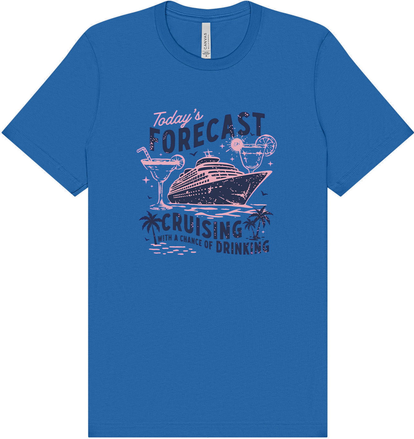 Cruising with a Chance of Drinking Adult Bella Canvas Shirt