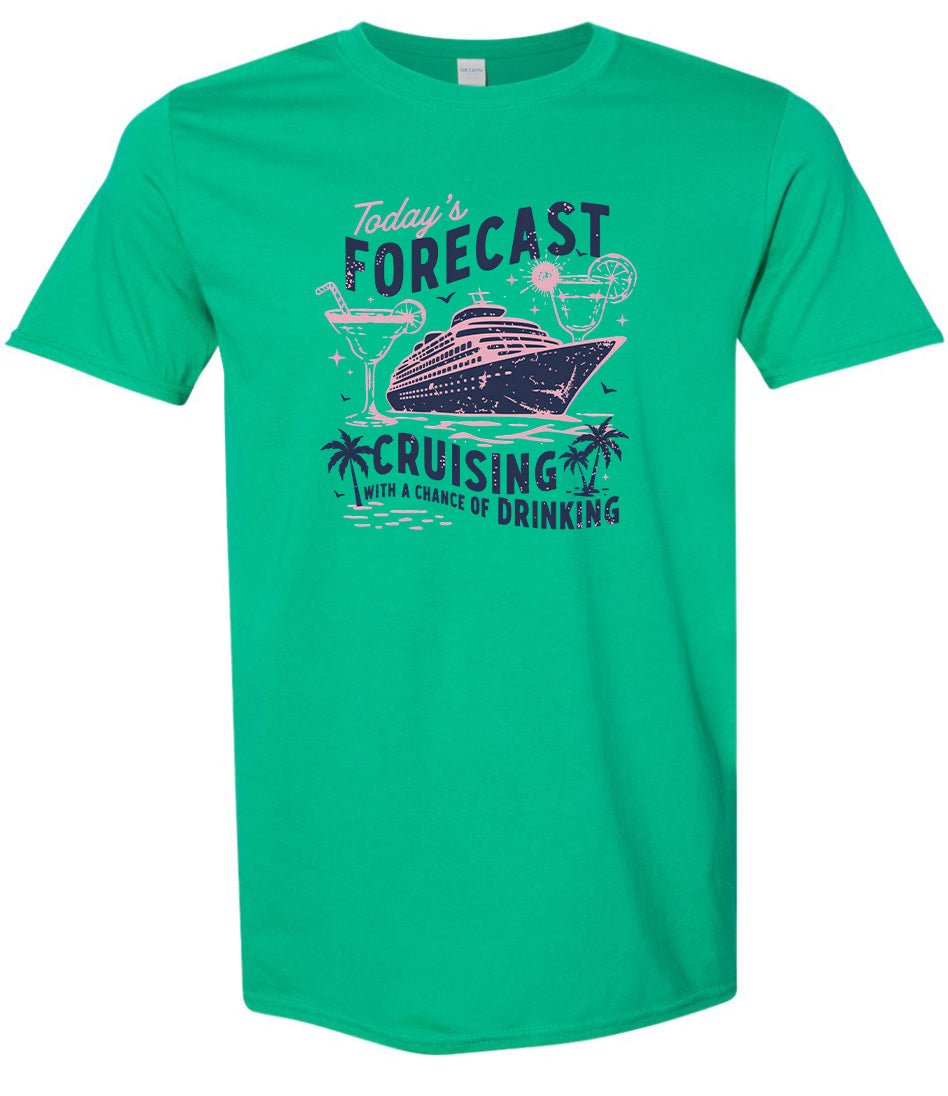 Cruising with a Chance of Drinking Adult Gildan Soft Shirt