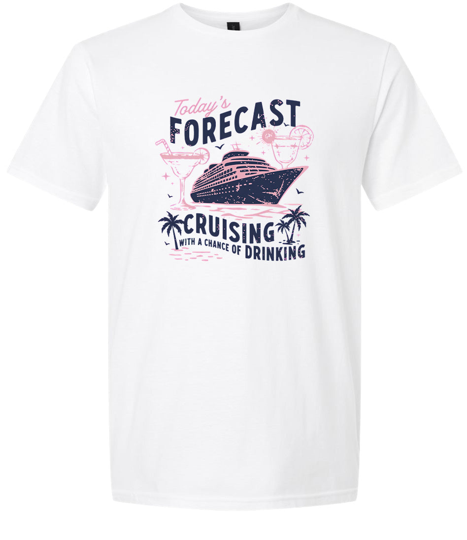 Cruising with a Chance of Drinking Adult Gildan Soft Shirt