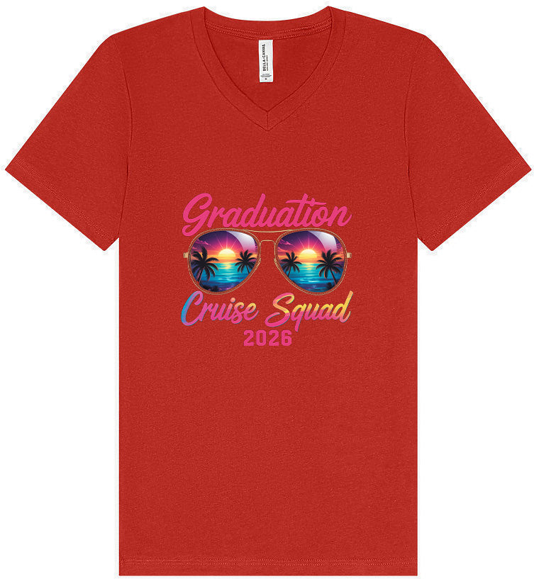 Graduation Squad 2026 Unisex V-Neck Shirt