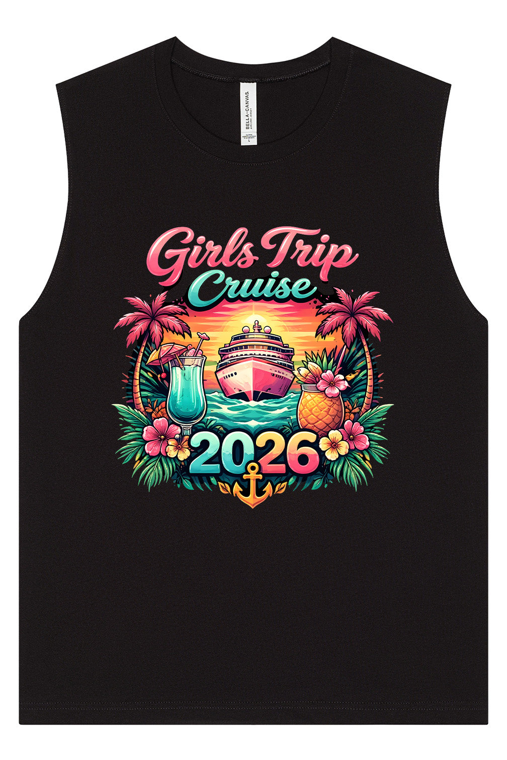 Girls Trip Cruise 2026 Muscle Tank