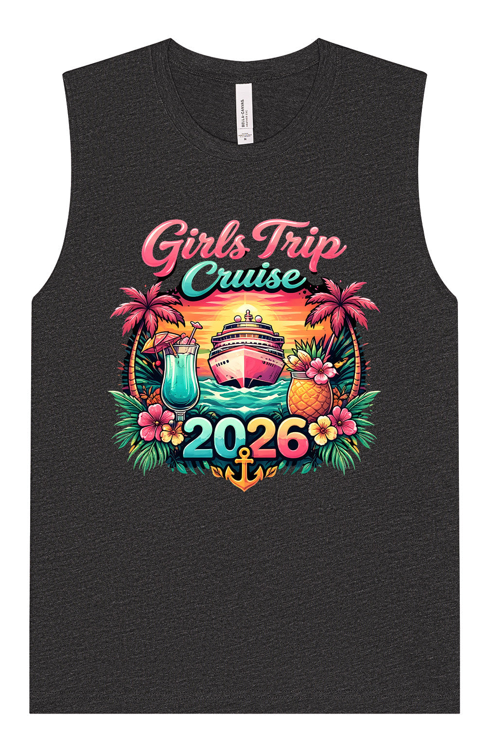 Girls Trip Cruise 2026 Muscle Tank