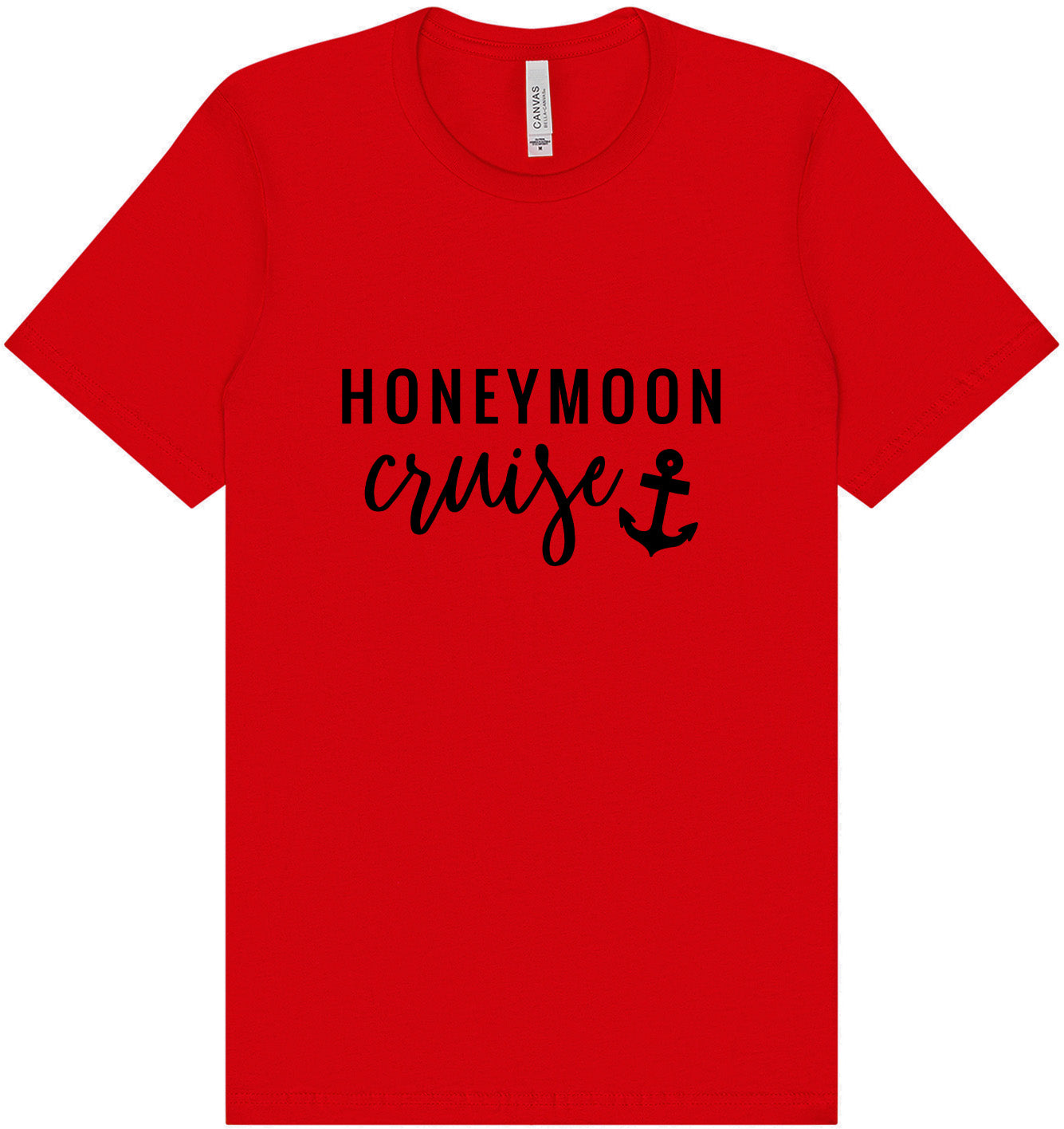 Honeymoon Cruise Adult Bella Canvas Shirt