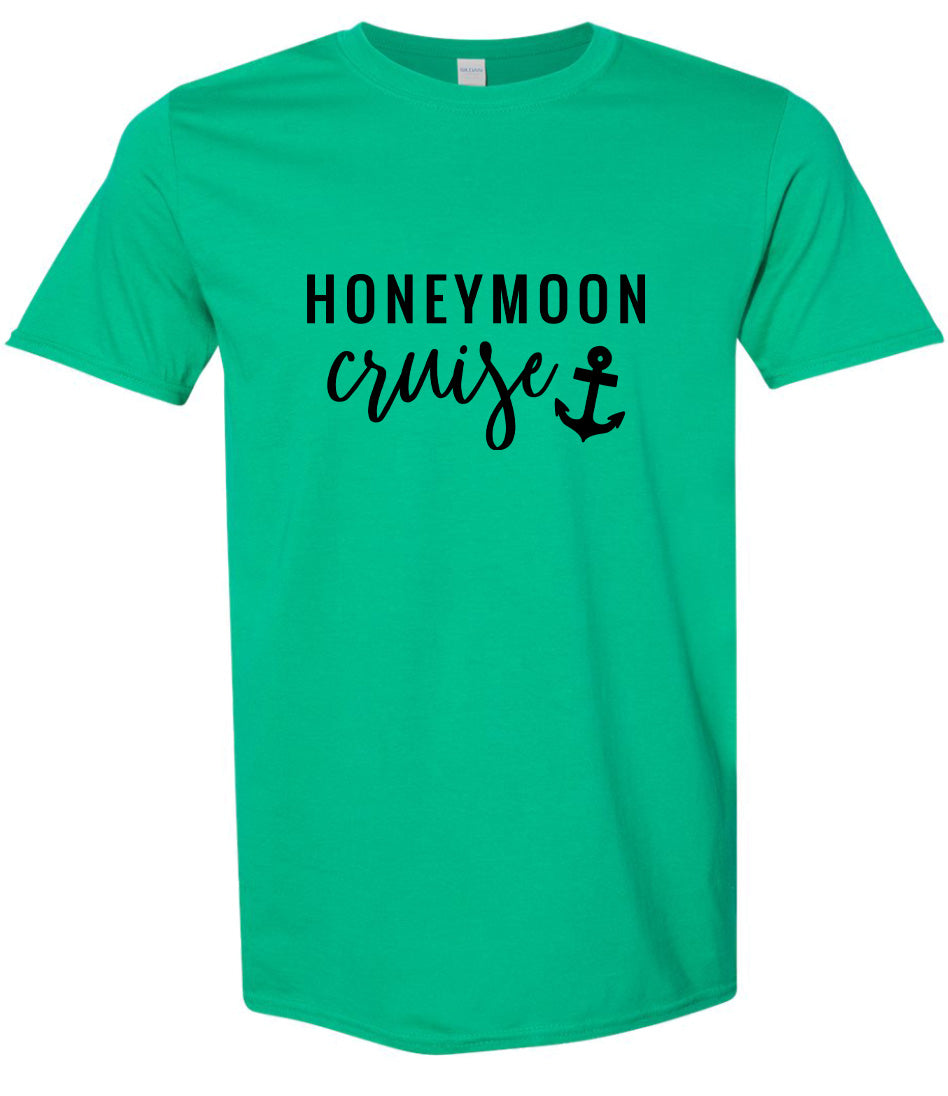 Honeymoon Cruise Adult Gildan Soft Shirt