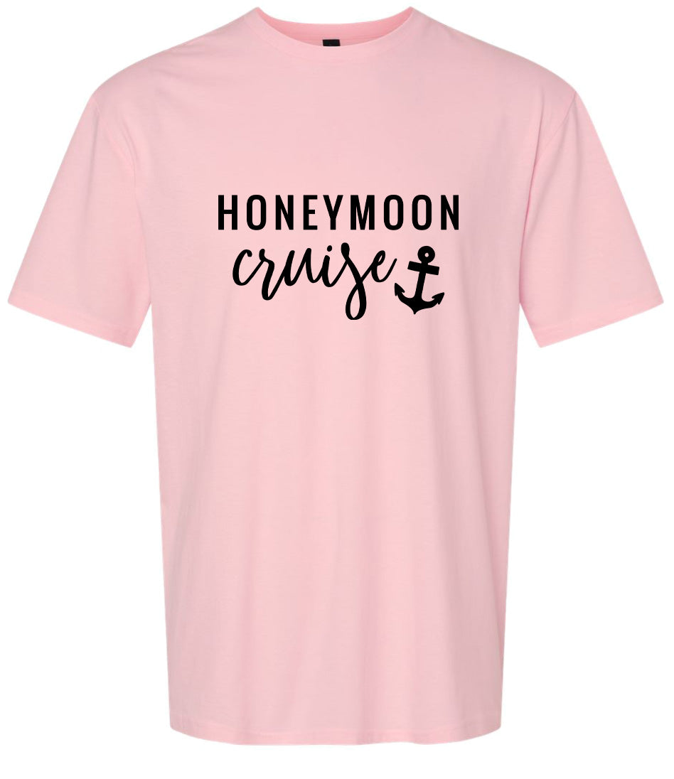Honeymoon Cruise Adult Gildan Soft Shirt