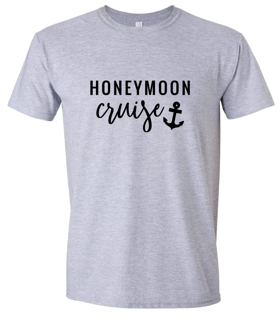 Honeymoon Cruise Adult Gildan Soft Shirt