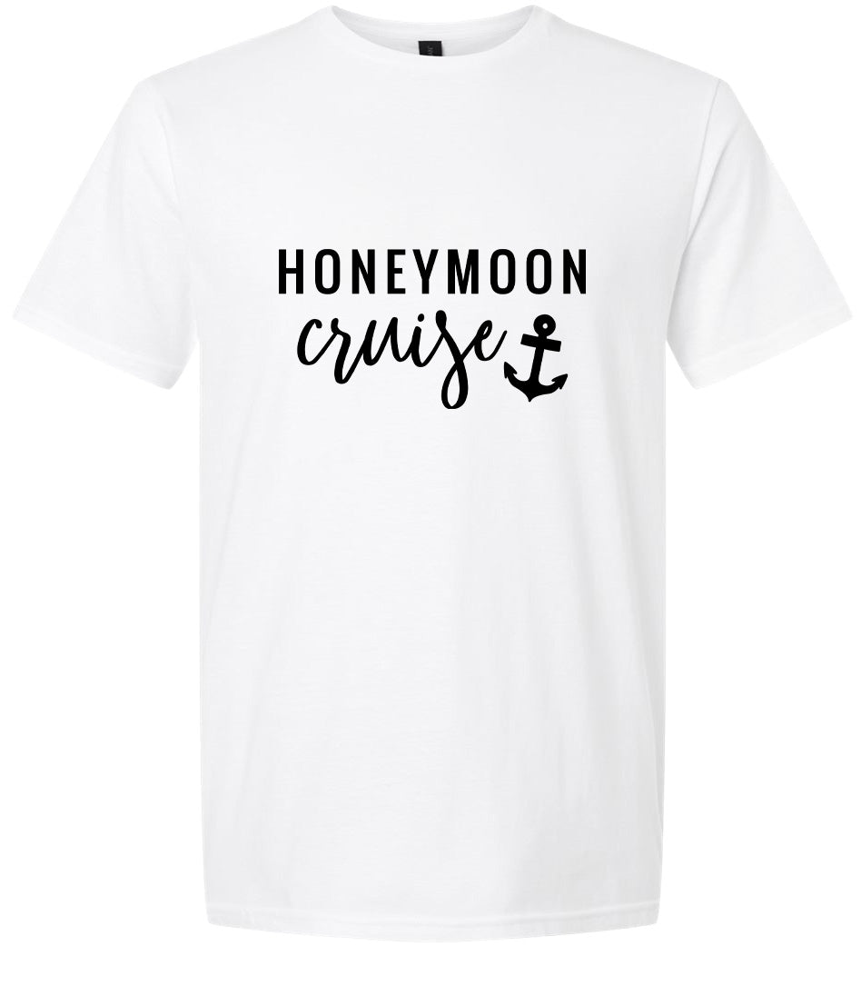 Honeymoon Cruise Adult Gildan Soft Shirt