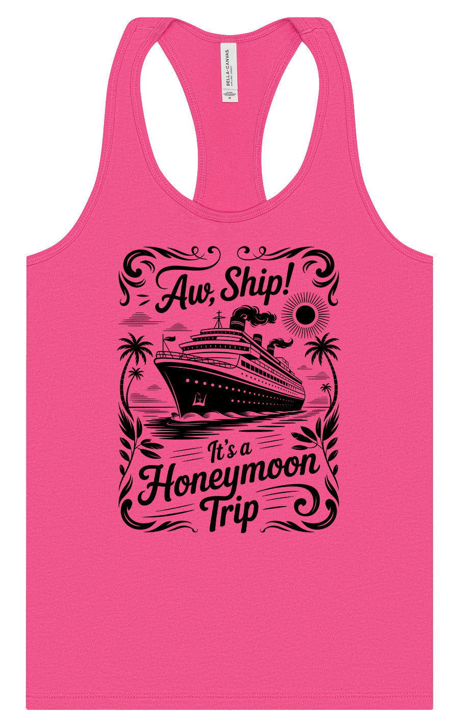 Aw Ship! Honeymoon Trip Women's Racerback Tank