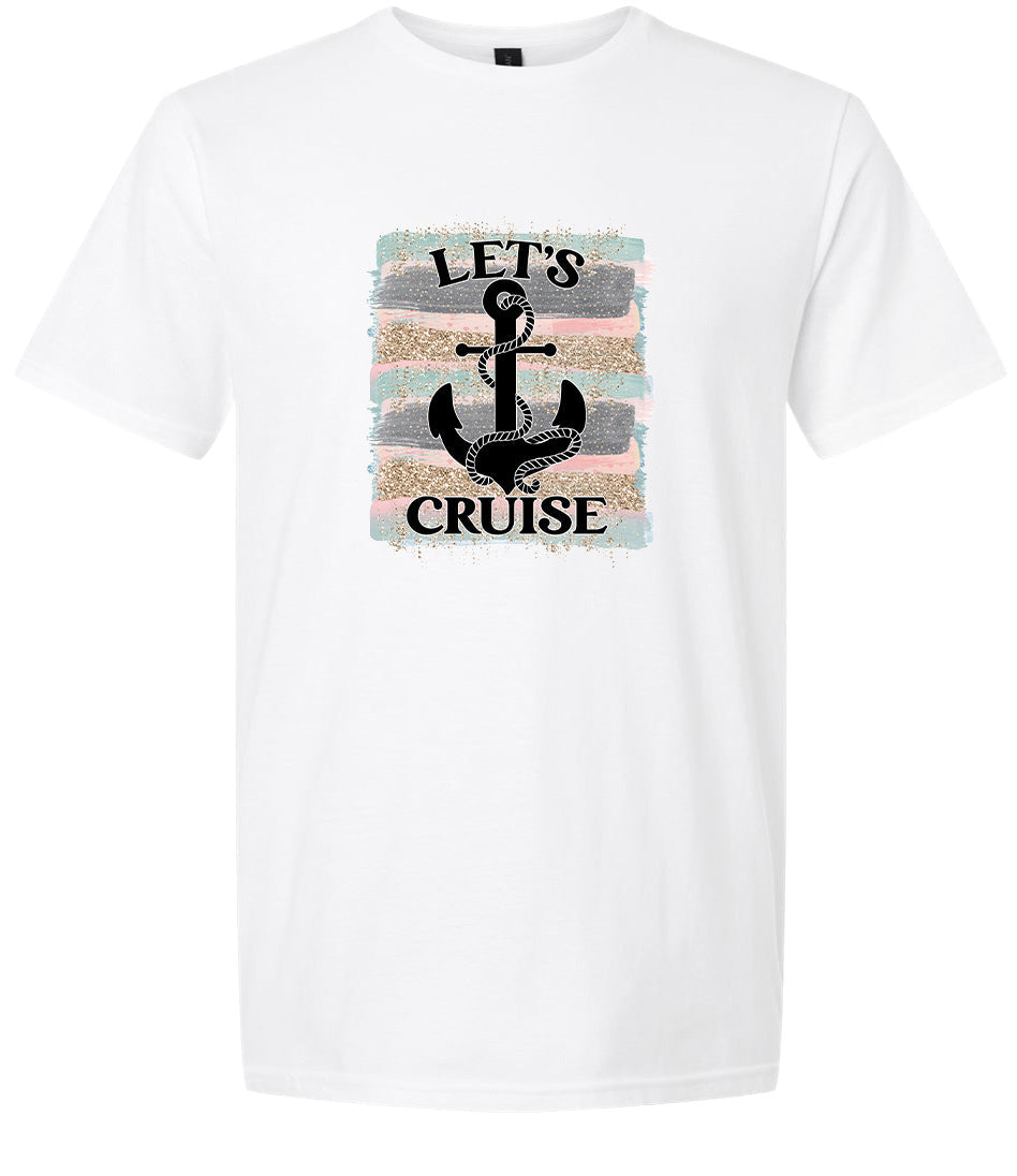 Let's Cruise Adult Gildan Soft Shirt