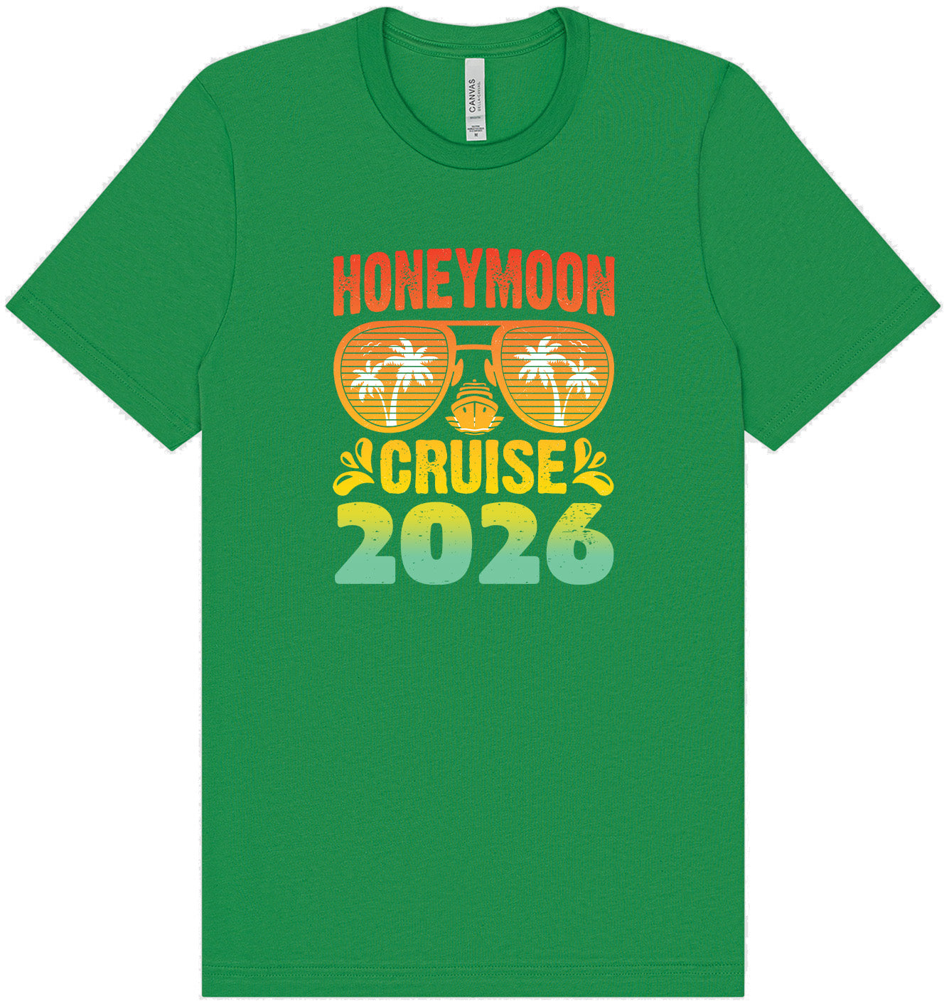 Honeymoon Cruise 2026 Adult Bella Canvas Shirt