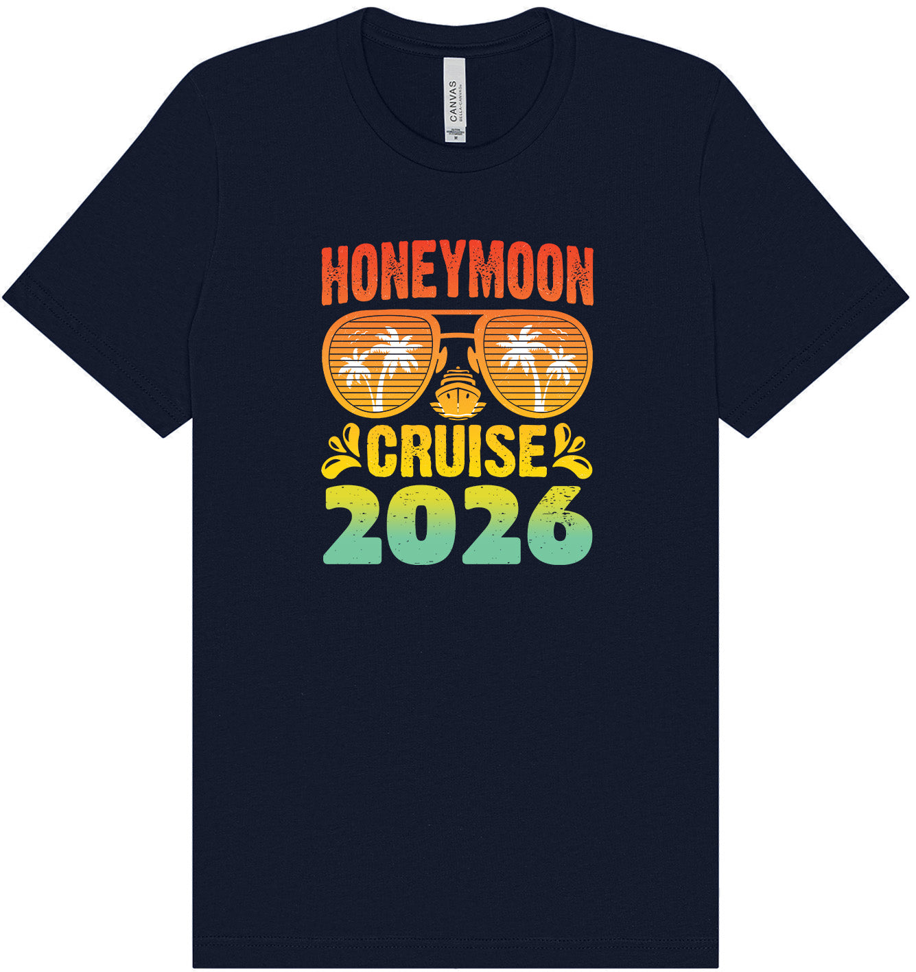 Honeymoon Cruise 2026 Adult Bella Canvas Shirt