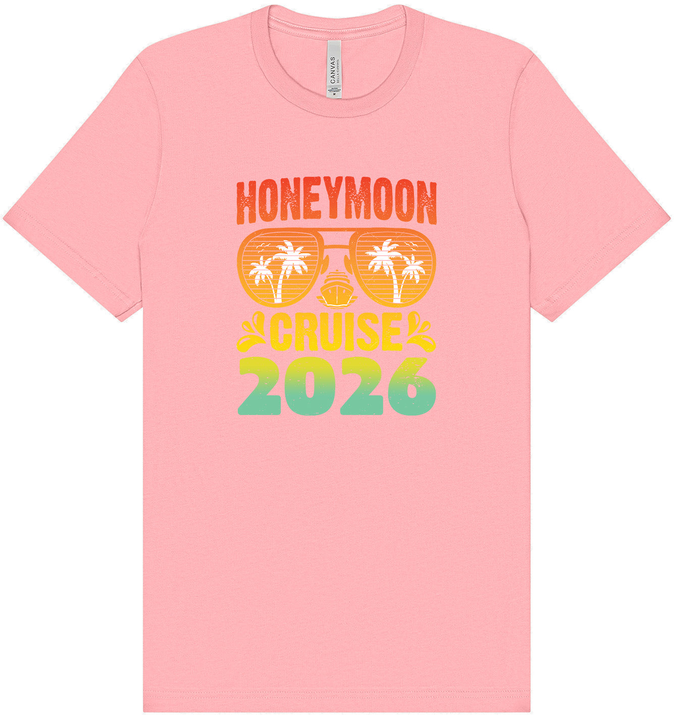 Honeymoon Cruise 2026 Adult Bella Canvas Shirt
