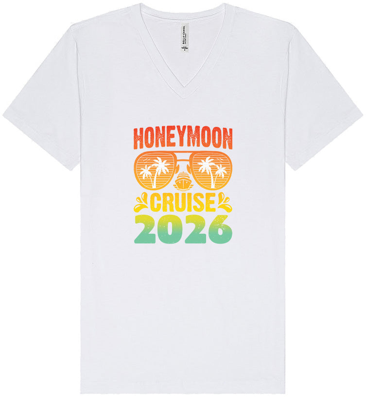 Honeymoon Cruise 2026 Unisex V-Neck Shirt
