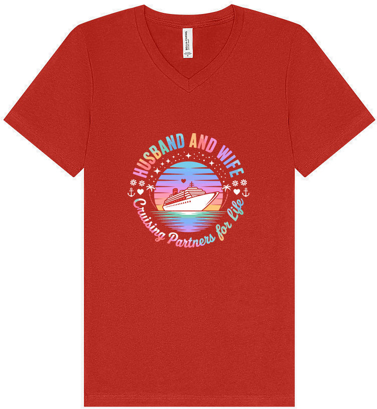 Cruising Partners for Life Unisex V-Neck Shirt