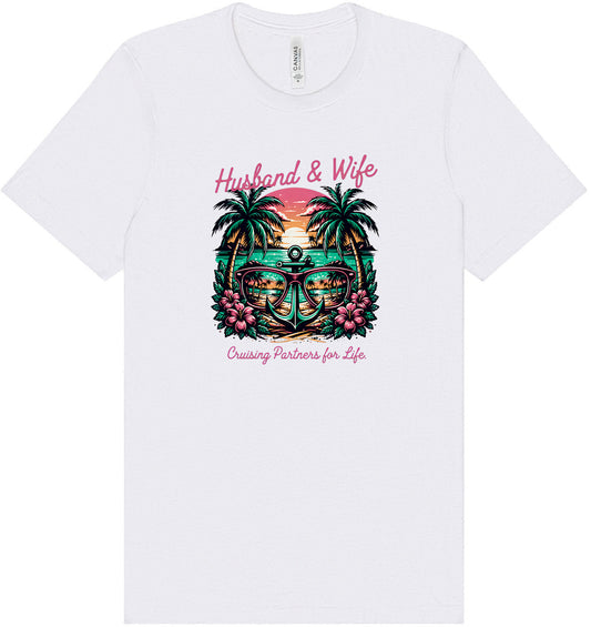 Anchor Husband and Wife Adult Bella Canvas Shirt