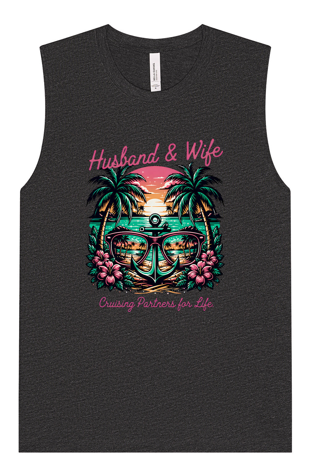 Anchor Husband and Wife Muscle Tank