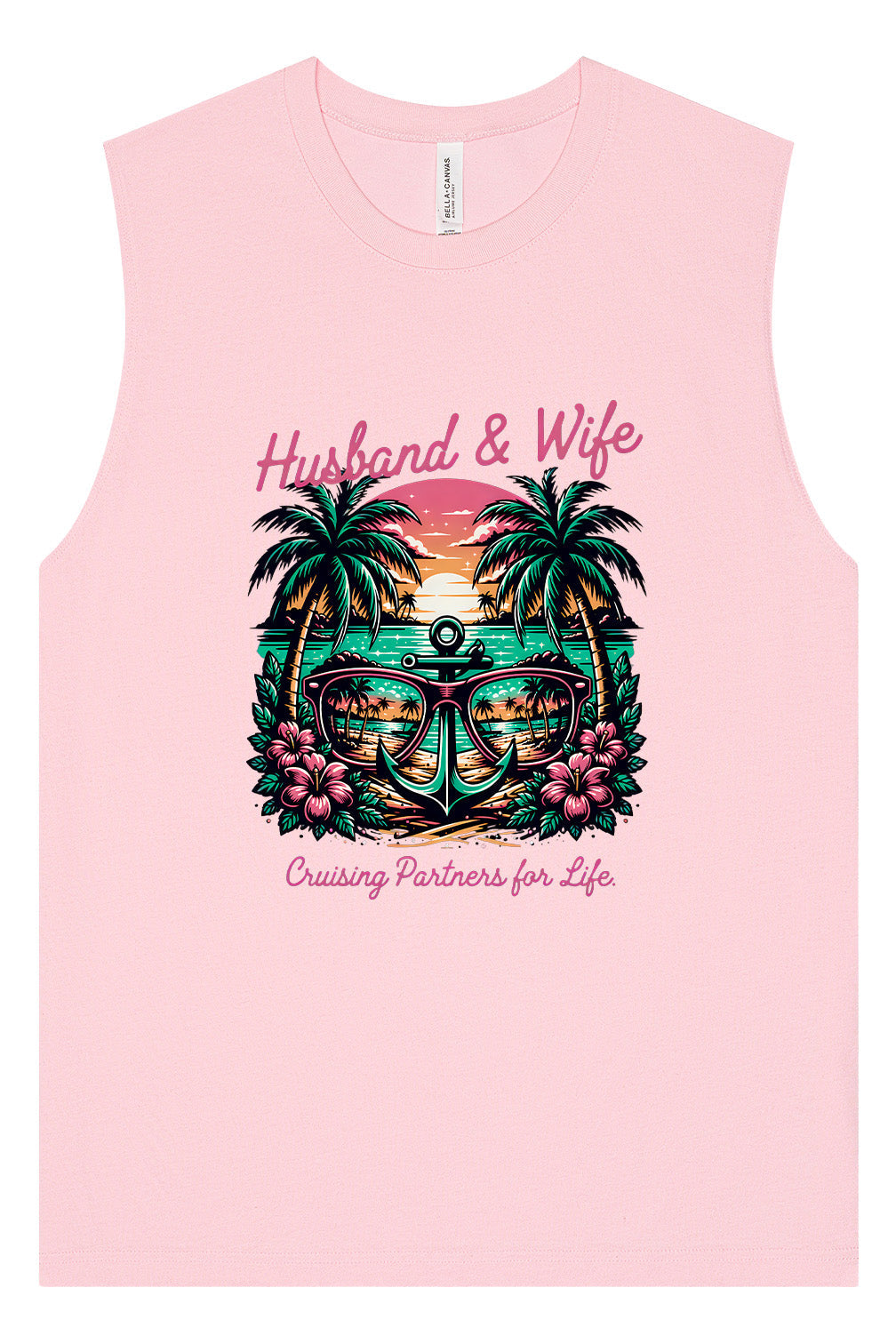 Anchor Husband and Wife Muscle Tank