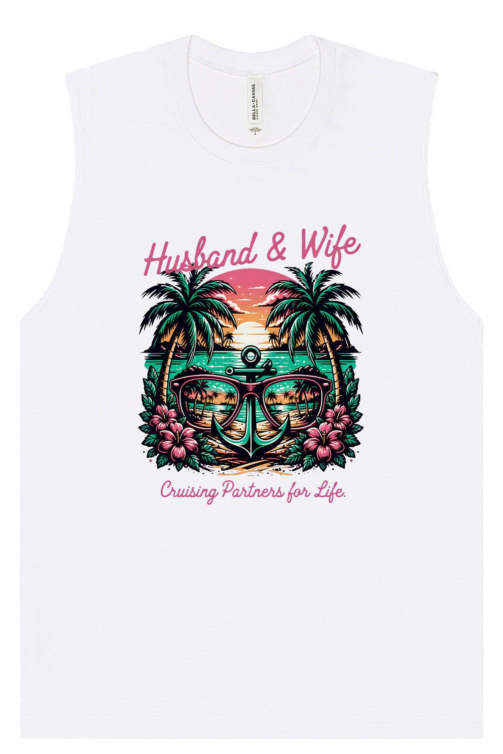 Anchor Husband and Wife Muscle Tank