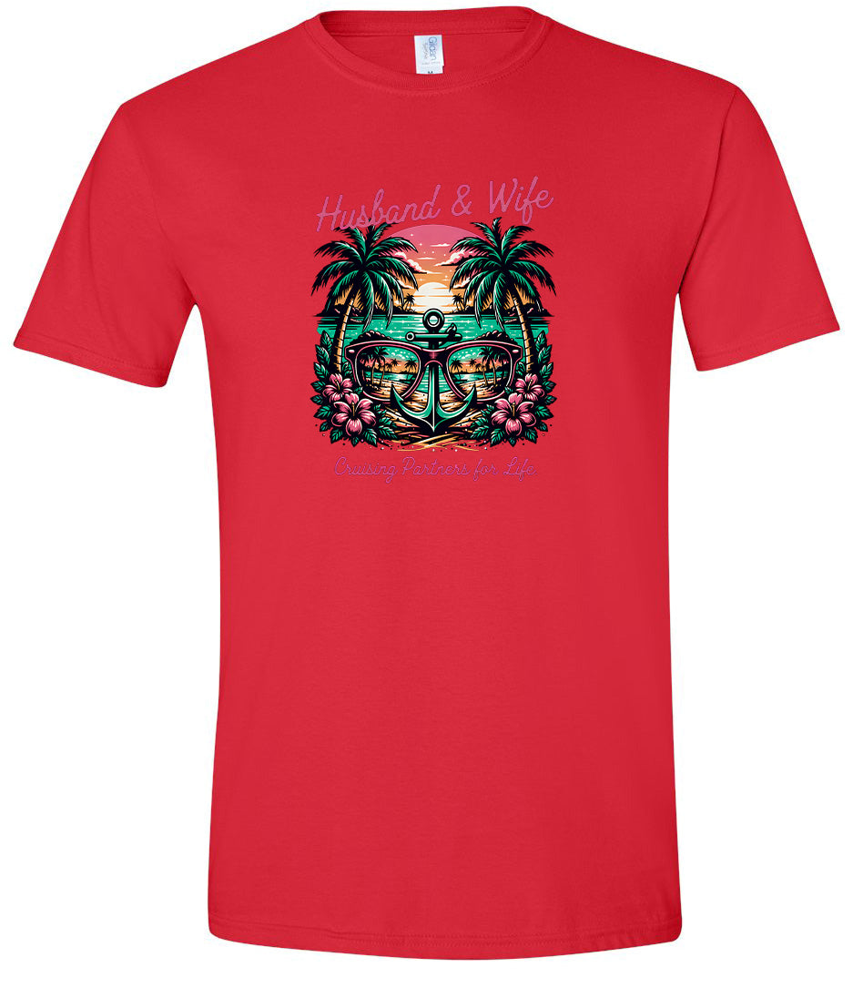 Anchor Husband and Wife Adult Gildan Soft Shirt