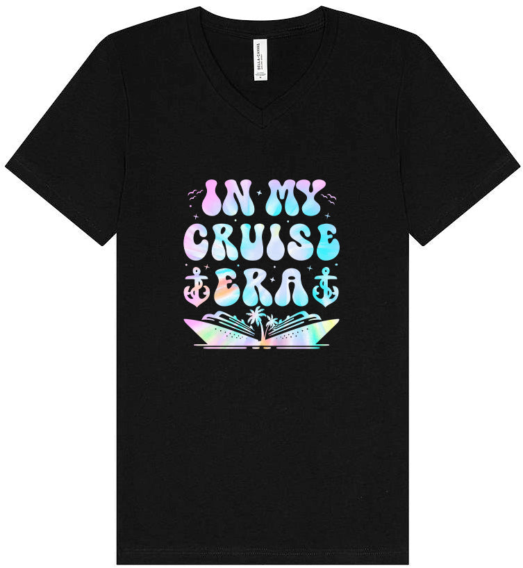 Tie Dye In My Cruise Era Unisex V-Neck Shirt