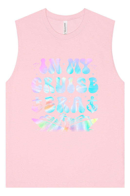 Tie Dye In My Cruise Era Muscle Tank