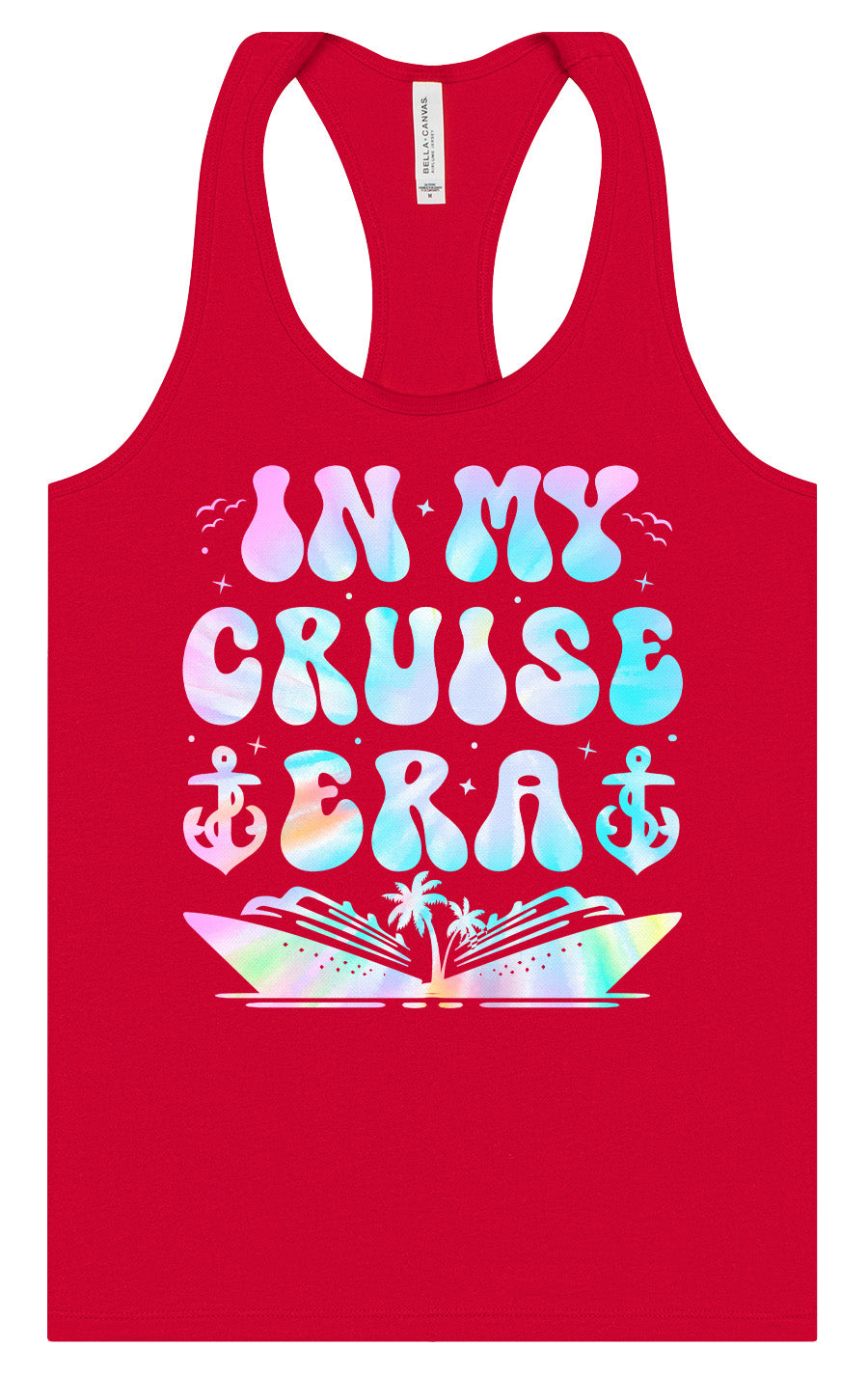 Tie Dye In My Cruise Era Women's Racerback Tank