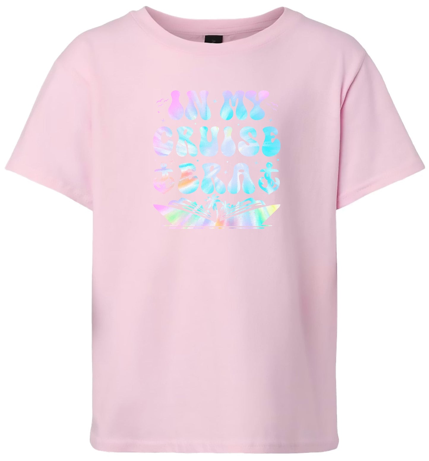Tie Dye In My Cruise Era Children's Gildan Soft Shirt