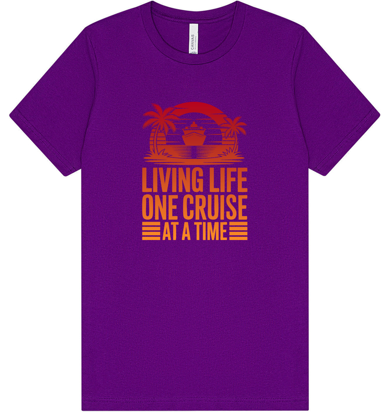 One Cruise at a Time Adult Bella Canvas Shirt