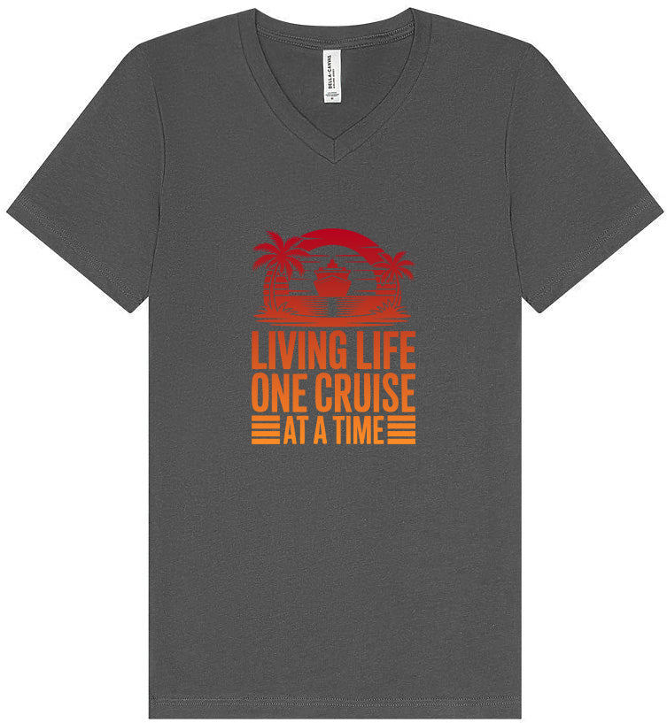 One Cruise at a Time Unisex V-Neck Shirt