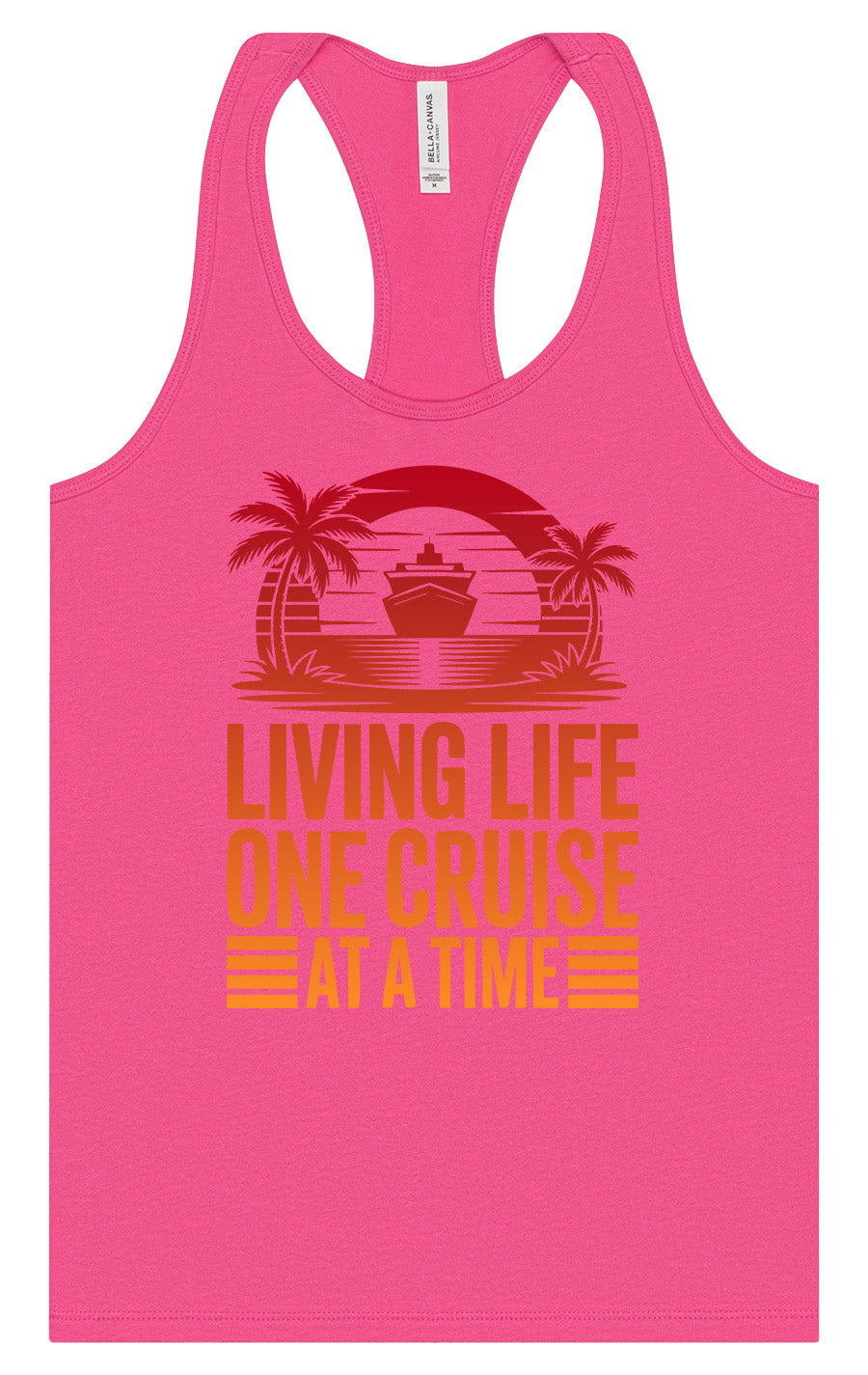 One Cruise at a Time Women's Racerback Tank
